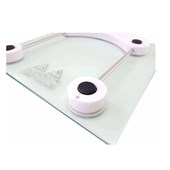 Balança quadrada em vidro digital para banheiro - Lyor 180kg
