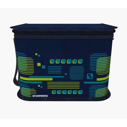 Bolsa Térmica Cooler 18 Litros Azul Soprano