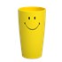 Copo Alto de Plástico 400ml Cozy Smiley e Coza Amarelo