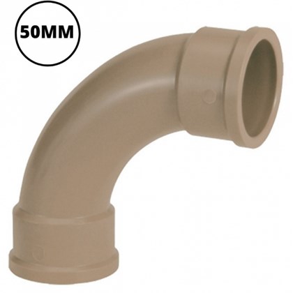 Curva Soldável PVC 50mm 90 - Ref. 0410 - KRONA