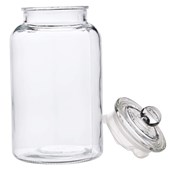 Porta Mantimento de vidro com tampa de vidro ARENA 2L